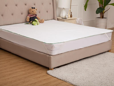 Mattress topper cover | Ultrasonic Hypoallergenic Noiseless Waterproof Bed Pad Sheet With Elastic Corner Straps