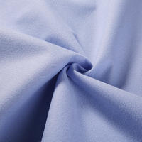 Plush brushed warp knitted/tricot fabric laminated TPU waterproof 100% polyester fabric